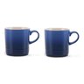 Jogo 2 Canecas Espresso de Cerâmica 100 ml Azul Marseille Le Creuset - 1