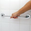 Ver imagem 2 de Barra de Apoio Inox 60cm Cromada de Parede para Banheiro