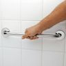 Barra de Apoio Inox 40cm Cromada de Parede para Banheiro - 3