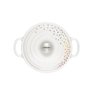Panela Redonda Signature Corações 24 cm Branco Le Creuset - 3