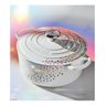Panela Redonda Signature Corações 24 cm Branco Le Creuset - 5