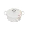 Panela Redonda Signature Corações 24 cm Branco Le Creuset - 1