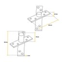 Ver imagem 4 de Pivô Aço Inox 304 com Rolamento para Porta de Passagem até 350 Kg