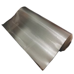 Aluminio Corrugado Esp. 0,15 C/b 3/16 - 0,91 X 50m