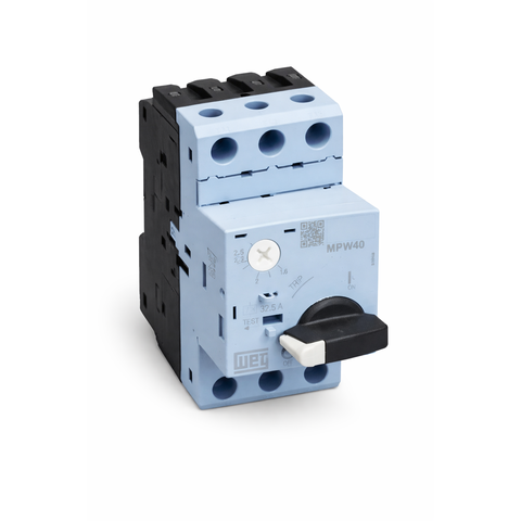 Disjuntor Motor Mpw40-3-d025 1,6-2,5a a 32-40 Weg Proteção Térmica Magnética Trifásico Modelo:4-6,3a