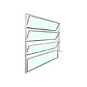 Ver imagem 3 de Vitro Basculante 80x100 Alumínio Branco Vidro Liso