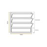 Vitro Basculante 80x100 Alumínio Branco Vidro Liso - 4