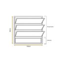 Ver imagem 5 de Vitro Basculante 80x100 Alumínio Branco Vidro Liso