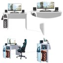 Ver imagem 5 de Mesa 114cm Gamer Outlaw Player - ÉdeCasaMóveis                                                                                                 