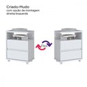 Ver imagem 3 de Mesa De Cabeceira Lacy 02 Gavetas Henn Branco