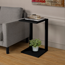 Ver imagem 5 de Mesa de Apoio Lateral Canto de Sofá Cama Sala Madeira Preta