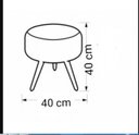 Ver imagem 3 de Kit 01 Namoradeira Opala + 02 Puff Redondo + 02 Almofadas Suede Marrom- Casa da Poltrona