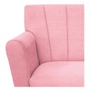 Ver imagem 6 de Poltrona Decorativa Laura Pés Palito Mel Suede Rosa Bebê - Amarena Móveis