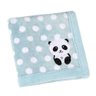 BEBÊ - MANTA FLEECE LEPPER COM BORDADO PANDA LP57343:Salmão panda poá - 1