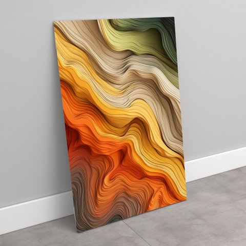 Quadro Decorativo Formas Abstratas 3d