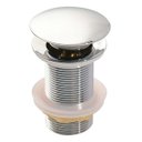 Ver imagem 2 de Válvula Click Luxo Aço Inoxidável 304 Ralo Prata Cuba Banheiro 7/8 - Brinovar