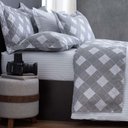 Ver imagem 1 de Jogo de Cama king 300 Fios Glen - Naturalle Fashion Estampado