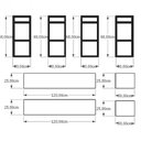 Ver imagem 3 de Prateleira Industrial Branca em MDF – Para Sala e Quarto | Estante de Parede Moderna e Versátil