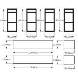 Prateleira Industrial Branca em MDF – Para Sala e Quarto | Estante de Parede Moderna e Versátil - 3