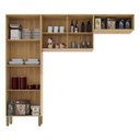 Ver imagem 4 de Kit Cozinha Nala Plus 3 Peças Freijó Soft - Kits Paraná