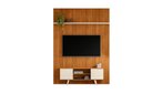 Ver imagem 2 de Rack+painel Panorama para Tv de até 55 Polegadas - Cinamomo/off White - Madetec