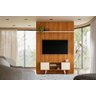 Rack+painel Panorama para Tv de até 55 Polegadas - Cinamomo/off White - Madetec - 1