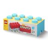 LEGO BLOCO ORGANIZADOR 8 PINOS SEM GAVETA AZUL MÉDIO - 1