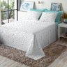 Jogo de Cama Queen Size 200 4 Pçs Algodão Estampado Macio - 2