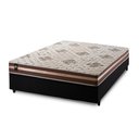Ver imagem 4 de Conjunto Cama Box Espuma Espuma Chicago Marrom Casal 138x188x57