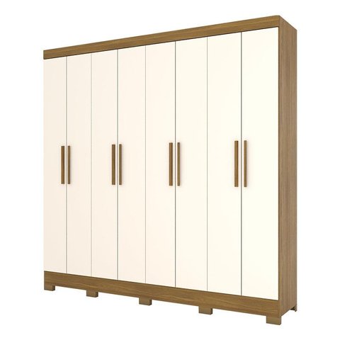 Guarda Roupa Casal B51 Nature Off White – Briz Móveis