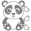Ver imagem 2 de Adesivo de Parede Urso Panda - 2 G