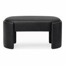Ver imagem 3 de Recamier Decorativo Puff Fly 75cm Cama Solteiro Estofados:Preto/Courino Sintético