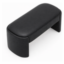 Ver imagem 4 de Recamier Decorativo Puff Fly 75cm Cama Solteiro Estofados:Preto/Courino Sintético