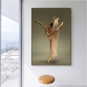 Ver imagem 1 de Quadro Bailarina Nude Luxo - Tela Única Decor Arte RJ