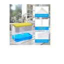 Ver imagem 2 de Dispenser Sabão 2x1 Detergente Suporte Porta Bucha Esponja