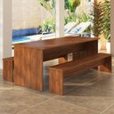 Ver imagem 1 de Mesa de Jantar 4 Lugares Salin Seda - Viero Móveis