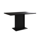 Ver imagem 4 de Mesa Jantar Londres Retangular Preta137x90cm 6 Cadeiras Estofadas Vermelho Ferro Preto