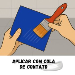 24 Peças Piso Pastilhado Moeda Anlik Solucoes Pvc 50x50cm:azul/50x50 - 4