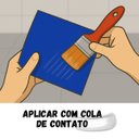 Ver imagem 4 de 24 Peças Piso Pastilhado Moeda Anlik Solucoes Pvc 50x50cm:azul/50x50