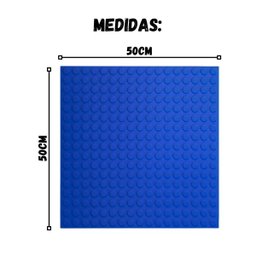 24 Peças Piso Pastilhado Moeda Anlik Solucoes Pvc 50x50cm:azul/50x50 - 5