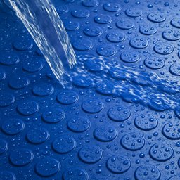 24 Peças Piso Pastilhado Moeda Anlik Solucoes Pvc 50x50cm:azul/50x50 - 6