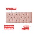 Ver imagem 6 de Cabeceira Painel Estofada Paris Suede Rosa Casal 1,40m para Cama Box