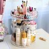 Organizador Maquiagem 360º Giratorio Acrilico Perfume Batom Base Creme Suporte Penteadeira Banheiro  - 13