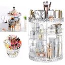 Ver imagem 1 de Organizador Maquiagem 360º Giratorio Acrilico Perfume Batom Base Creme Suporte Penteadeira Banheiro 