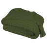 Manta Trico Trama Croche 0,90x1,80 Verde - 1