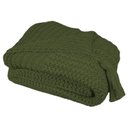 Ver imagem 1 de Manta Trico Trama Croche 0,90x1,80 Verde