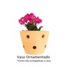 Vaso Barro Orquidea Premium Floreira Parede Jardim G - 5