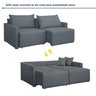 Sofá Cama Retrátil e Reclinável 180cm Júlia - 13
