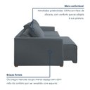 Ver imagem 6 de Sofá Cama Retrátil e Reclinável 180cm Júlia