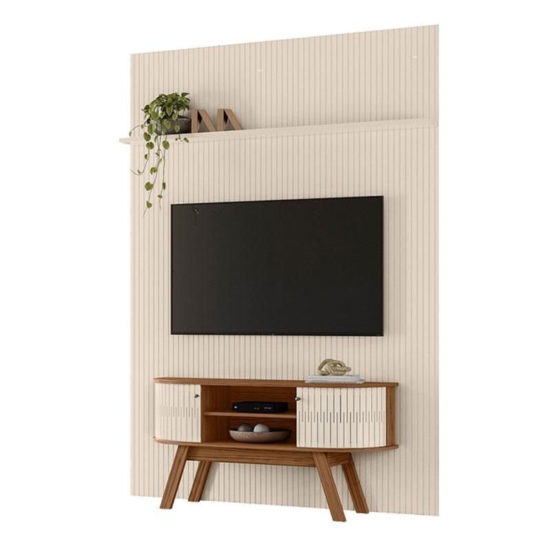 Painel Piso Teto New Interlagos com Rack Bancada Atlanta New
